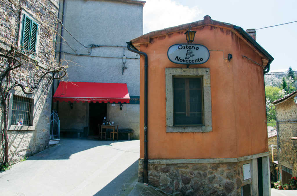 esterno osteria novecento bagnoli