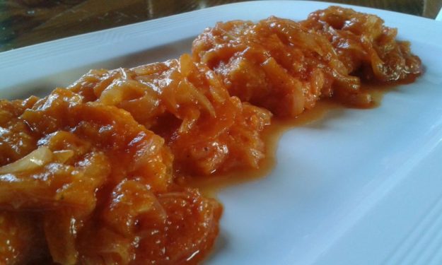 baccala con cipolle alla livornese osteria novecento