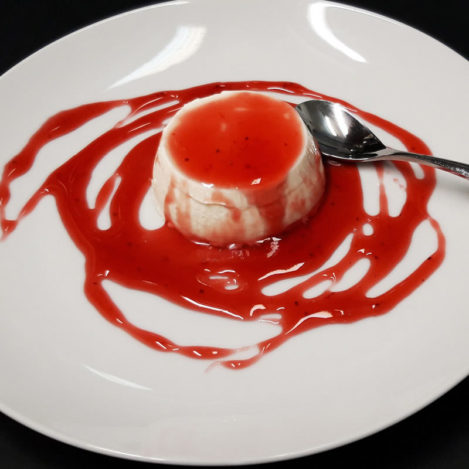 panna cotta ai frutti di bosco