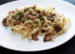 pasta fresca pici con funghi porcini