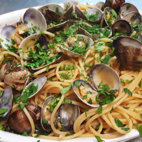 spaghetti alle vongole veraci